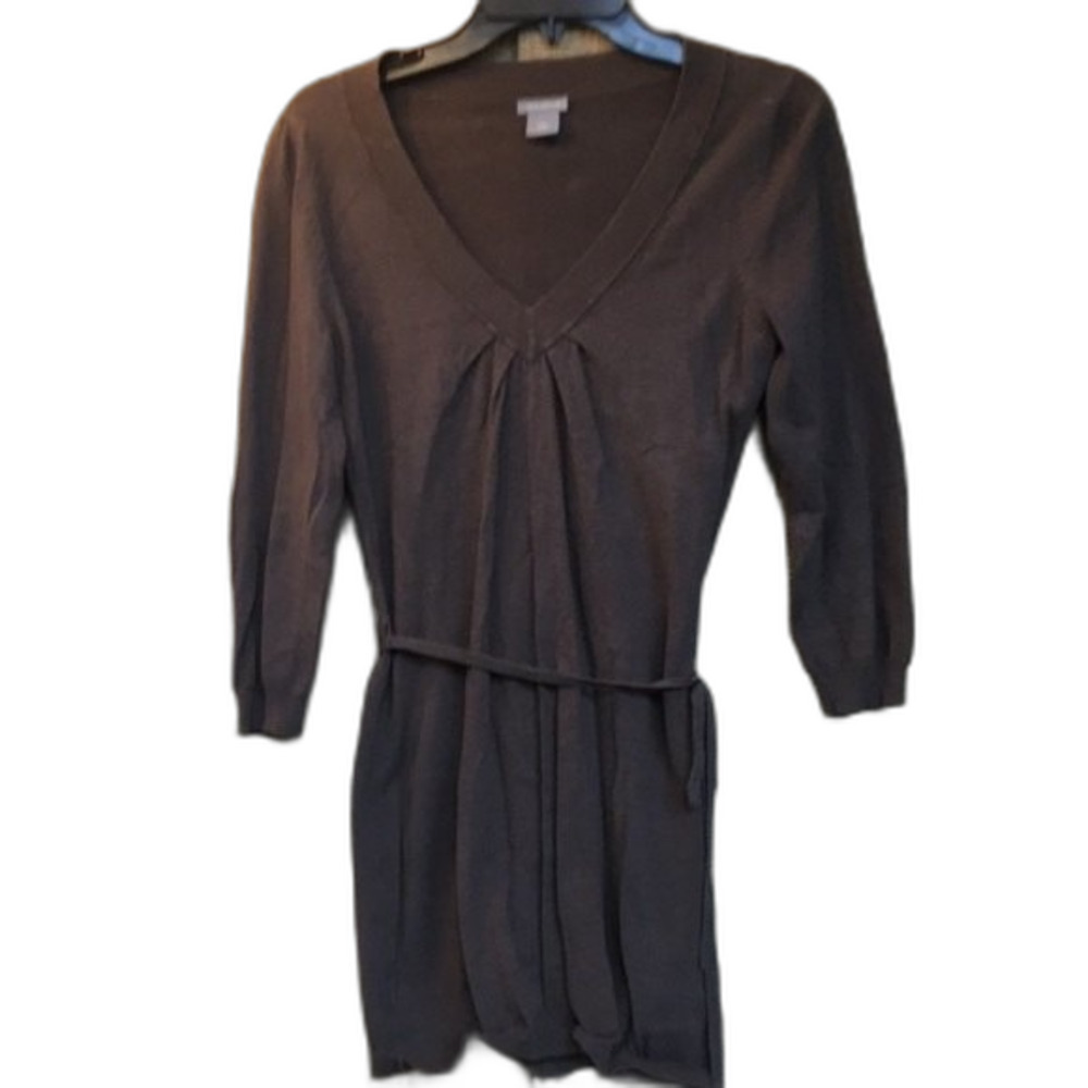 Ann Taylor cotton blend v neck tunic size S.